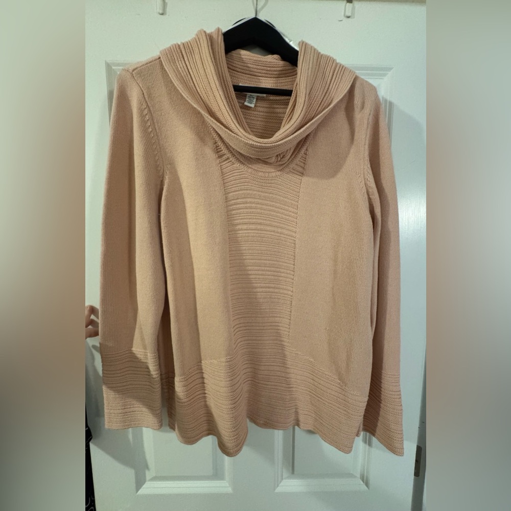 Calvin Klein Women's Cowl Neck Sweater - pink